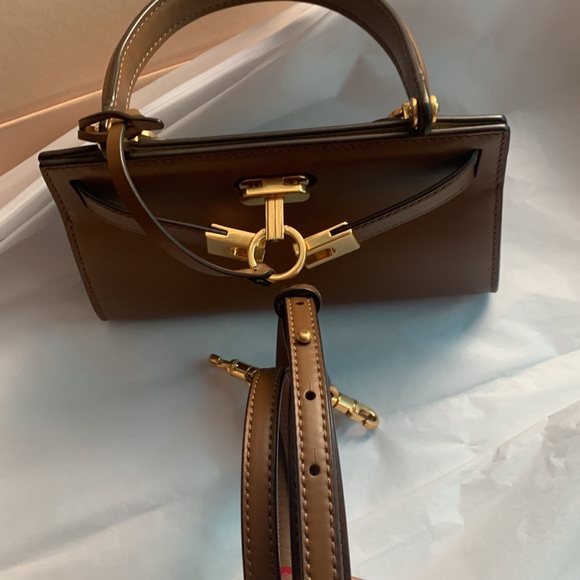 Sold💝💝Authentic Tory Burch Lee Radziwill Petite Bag🤎 - Picture 16 of 16